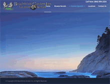 Tablet Screenshot of beachfrontgardeninn.com